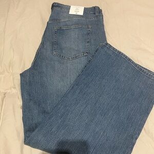 Classic Blue Women's Wide Leg Jeans